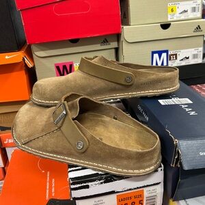🔥🔥 MEN'S BIRKENSTOCK LUTRY PREMIUM SUEDE
LEATHER CLOG SHOES size 13 like new